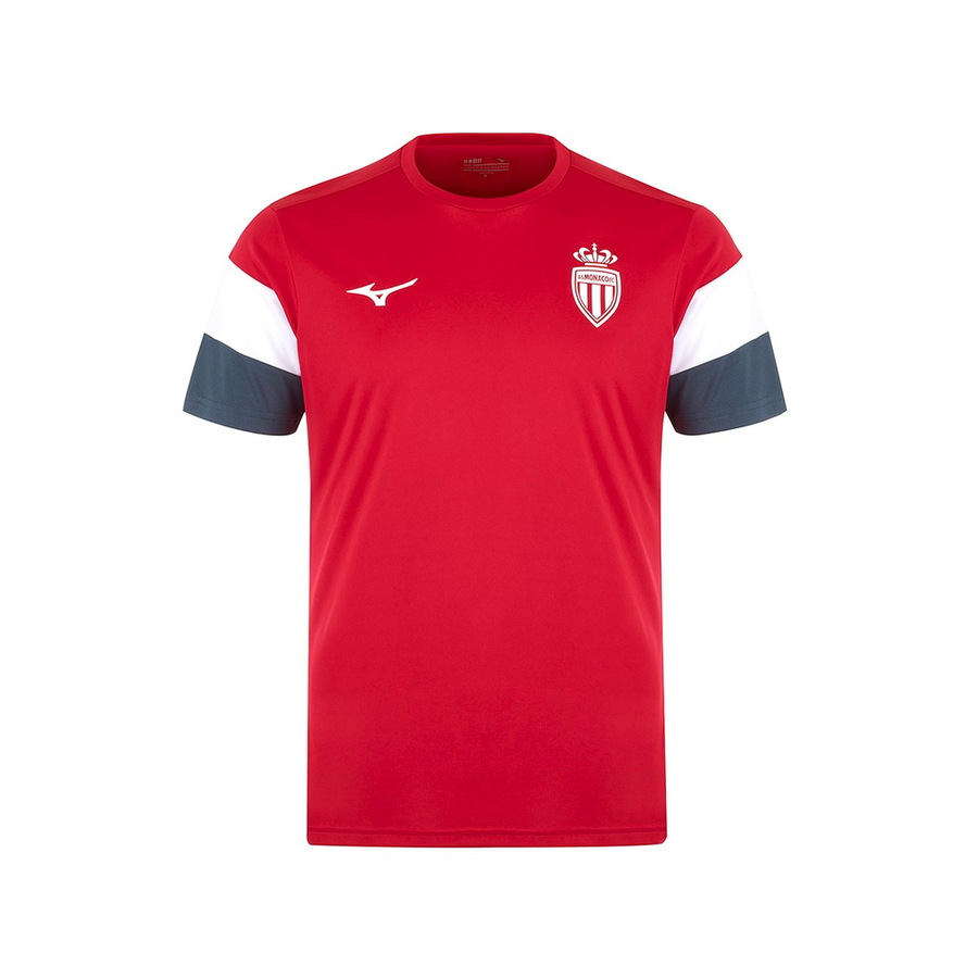 Mizuno Pre Match Jersey AS Monaco Men Tango Red